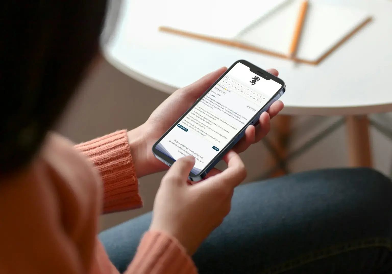 MASExam mobile study experience preview